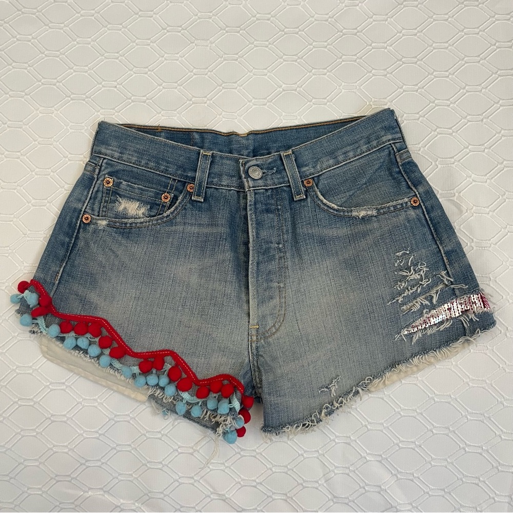 Levi 501 Decorated Shorts